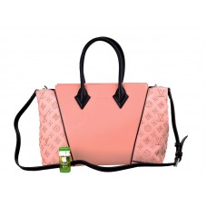 Louis Vuitton W Bag Pm Cuir Orferre Body en Veau Cachemire zijkanten roze