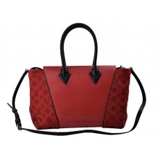 Louis Vuitton W Bag Pm Cuir Orferre Body en Veau Cachemire zijkanten rood