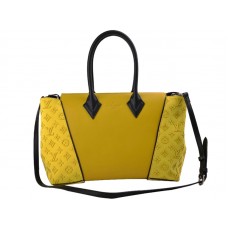 Louis Vuitton W Bag Pm Cuir Orferre Body en Veau Cachemire zijkanten geel