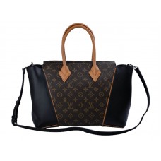 Louis Vuitton W-tas Monogram & Leer PM