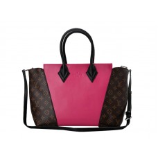 Louis Vuitton W-tas Monogram & Leer PM Felroze
