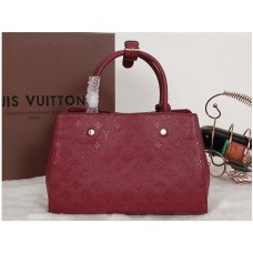 Louis Vuitton Monogram Empreinte Montaigne Mm Bourgondië