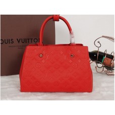 Louis Vuitton Monogram Empreinte Montaigne Mm Rood