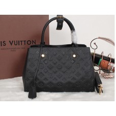 Louis Vuitton Monogram Empreinte Montaigne Mm Zwart