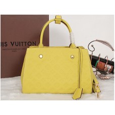 Monogram van Louis Vuitton Empreinte Montaigne Mm Citrien