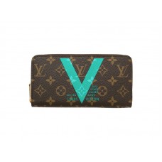 Louis Vuitton Monogram Zippy portemonnee in turquoise