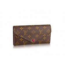 Louis Vuitton Monogram Josephine portemonnee in fuchsia