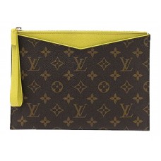 Monogram van Louis Vuitton Pallas Pochette Pistache