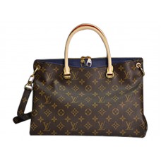 Louis Vuitton Monogram Pallas LG Marineblauw