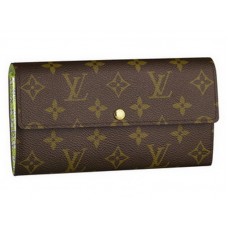 Louis Vuitton Monogram Sarah Portemonnee Fleuri Vert