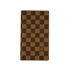 Louis Vuitton Damier Ebene chequeboek portemonnee