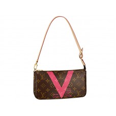 Louis Vuitton Monogram V Pochette Accessoires Granaat