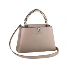 Louis Vuitton Capucines Bb Tas Python Galet