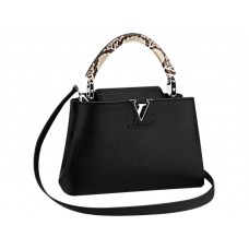 Louis Vuitton Capucines Bb-tas Python Noir