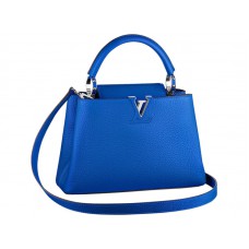 Louis Vuitton Capucines BB-tas in elektrisch blauw