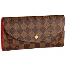 Louis Vuitton Damier Ebene Canvas Caissa-portemonnee