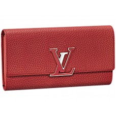 Louis Vuitton Capucines Portemonnee Rubis