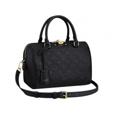 Louis Vuitton Monogram Empreinte Speedy Bandouliere 25 Zwart