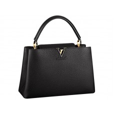 Louis Vuitton Capucines Mm Tas Noir