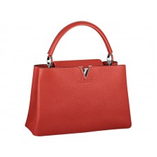 Louis Vuitton Capucines Mm Tas Coquelicot