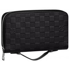 Louis Vuitton Damier Infini leren Zippy XL portemonnee