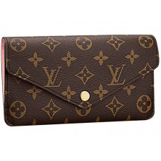 Louis Vuitton Monogram Canvas Jeanne Portemonnee Roze m62203