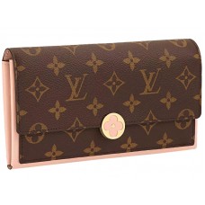 Louis Vuitton Flore Portemonnee Monogram Canvas Rose Ballerine m64586