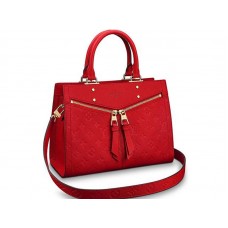 Louis Vuitton Monogram Empreinte Leer Sully PM Cherry m54193