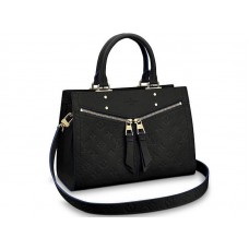 Louis Vuitton Monogram Empreinte Leer Sully PM Zwart m54196