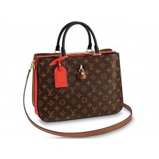 Louis Vuitton Millefeuille Monogram Canvas Zwart Rood m44254