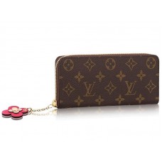 Louis Vuitton Clemence portemonnee met Monogram Canvas m64201