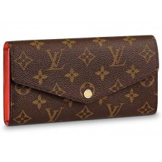 Louis Vuitton Sarah Portemonnee Monogram Canvas Coquelicot m62236