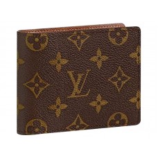 Louis Vuitton Monogram Canvas Portemonnee met Meerdere Vakken m60895
