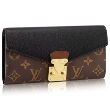 Louis Vuitton Monogram Canvas Pallas Portemonnee Zwart m58415