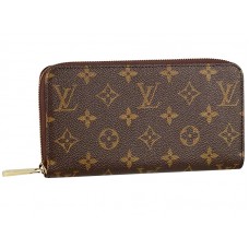 Louis Vuitton Monogram Canvas Zippy Portemonnee m60017