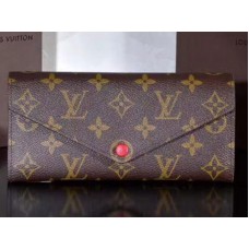 Louis Vuitton Monogram Canvas Josephine Portemonnee Chili Rood m60712