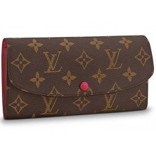 Louis Vuitton Monogram Canvas Emilie Portemonnee Fuchsia m60697