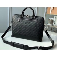 Louis Vuitton Damier Infini Leather Avenue zachte aktetas n41019