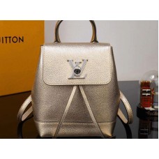 Louis Vuitton Lockme Mini Rugzak Goud m54575