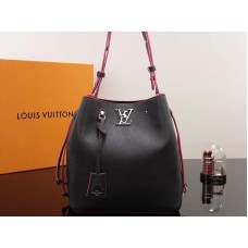 Louis Vuitton Lockme Bucket Zwart m54677
