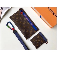 Louis Vuitton Monogram etuis met lint m63045
