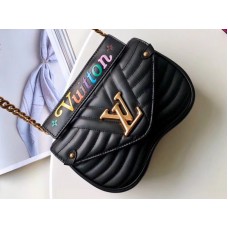 Louis Vuitton New Wave leren tas met ketting PM m51683