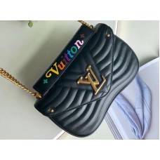 Louis Vuitton New Wave leren tas met ketting, MM m51498