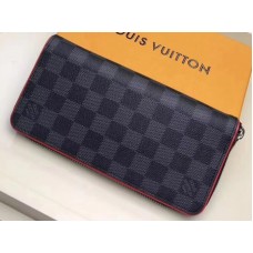 Louis Vuitton Damier Grafiet Canvas Zippy Portemonnee Verticaal n63304