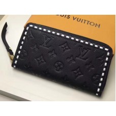 Louis Vuitton monogram Empreinte lederen portemonnee met ritssluiting m64805
