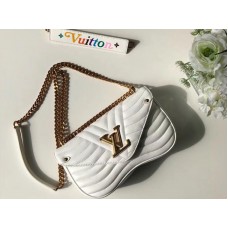 Louis Vuitton New Wave leren tas met ketting, MM m51945