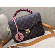 Louis Vuitton monogram canvas en lederen Biface m44386