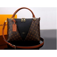 Louis Vuitton Monogram Canva V Tote Mm Zwart m43948