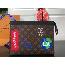 Louis Vuitton Monogram Canvas Krijt Pochette Voyage Bruin m61692