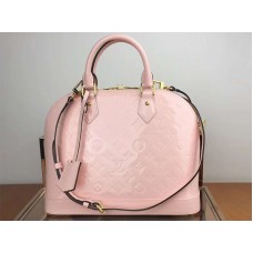 Louis Vuitton-monogram Vernis Alma PM Rose Ballerina m91611